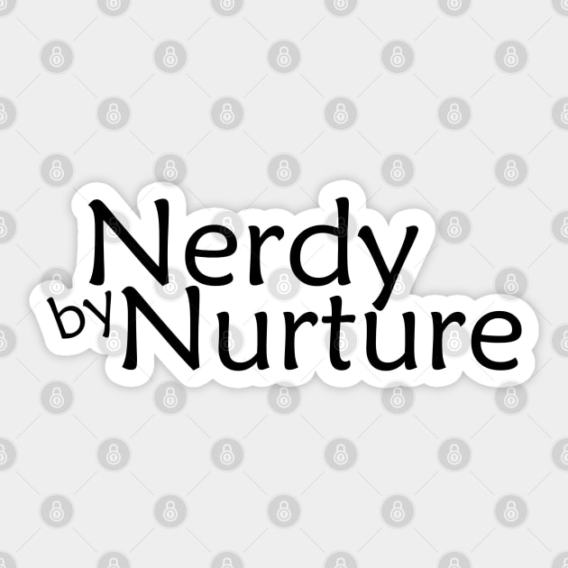 nerdy by nurture Sticker by randomship